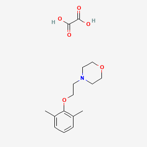molecular formula C16H23NO6 B5083773 4-[2-(2,6-dimethylphenoxy)ethyl]morpholine oxalate 