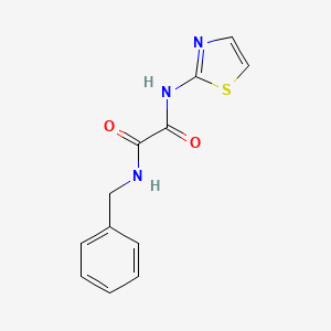 molecular formula C12H11N3O2S B5083775 N-benzyl-N'-1,3-thiazol-2-ylethanediamide CAS No. 5656-37-1