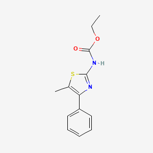molecular formula C13H14N2O2S B5083828 ethyl (5-methyl-4-phenyl-1,3-thiazol-2-yl)carbamate 