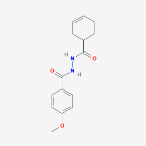 molecular formula C15H18N2O3 B5083918 N'-(3-cyclohexen-1-ylcarbonyl)-4-methoxybenzohydrazide 
