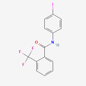 molecular formula C14H9F3INO B5084178 N-(4-iodophenyl)-2-(trifluoromethyl)benzamide 