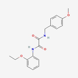 molecular formula C18H20N2O4 B5084386 N-(2-ethoxyphenyl)-N'-(4-methoxybenzyl)ethanediamide 