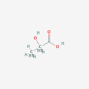 molecular formula C3H6O3 B050848 DL-Lactic Acid-13C2 Sodium Salt CAS No. 150114-72-0