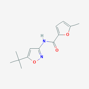 molecular formula C13H16N2O3 B5084806 N-(5-tert-butyl-3-isoxazolyl)-5-methyl-2-furamide 