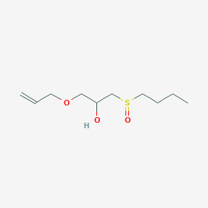 molecular formula C10H20O3S B5084846 1-(allyloxy)-3-(butylsulfinyl)-2-propanol 