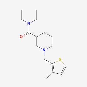molecular formula C16H26N2OS B5084876 N,N-diethyl-1-[(3-methyl-2-thienyl)methyl]-3-piperidinecarboxamide 