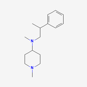 molecular formula C16H26N2 B5084907 N,1-dimethyl-N-(2-phenylpropyl)-4-piperidinamine 