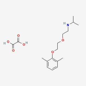 molecular formula C17H27NO6 B5084985 N-{2-[2-(2,6-dimethylphenoxy)ethoxy]ethyl}-2-propanamine oxalate 