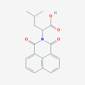 molecular formula C18H17NO4 B5085119 2-(1,3-dioxo-1H-benzo[de]isoquinolin-2(3H)-yl)-4-methylpentanoic acid 