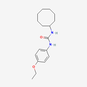 N-cyclooctyl-N'-(4-ethoxyphenyl)urea