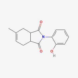 molecular formula C15H15NO3 B5085224 2-(2-羟基苯基)-5-甲基-3a,4,7,7a-四氢-1H-异吲哚-1,3(2H)-二酮 