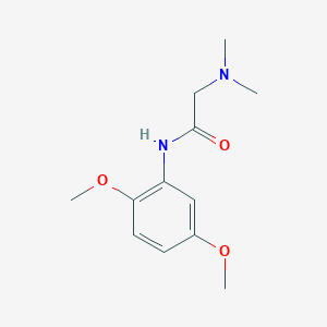 molecular formula C12H18N2O3 B5085317 N~1~-(2,5-dimethoxyphenyl)-N~2~,N~2~-dimethylglycinamide 