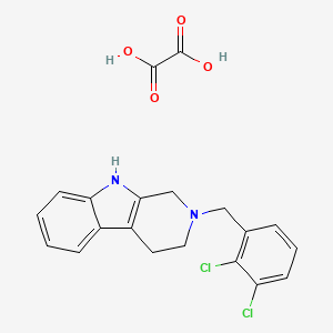 molecular formula C20H18Cl2N2O4 B5085371 2-(2,3-dichlorobenzyl)-2,3,4,9-tetrahydro-1H-beta-carboline oxalate 