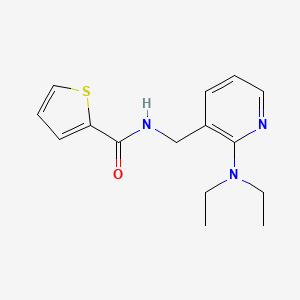 molecular formula C15H19N3OS B5085405 N-{[2-(diethylamino)-3-pyridinyl]methyl}-2-thiophenecarboxamide 