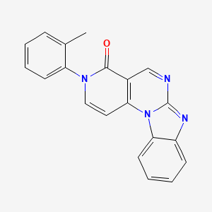 3-(2-methylphenyl)pyrido[3',4':5,6]pyrimido[1,2-a]benzimidazol-4(3H)-one