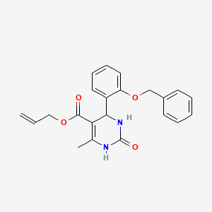 Prop-2-en-1-yl 4-[2-(benzyloxy)phenyl]-6-methyl-2-oxo-1,2,3,4-tetrahydropyrimidine-5-carboxylate