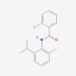 molecular formula C17H18INO B5085704 2-iodo-N-(2-isopropyl-6-methylphenyl)benzamide 