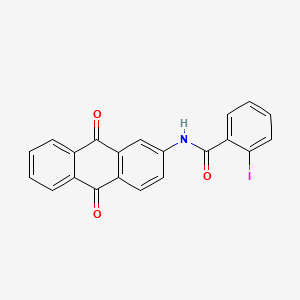 molecular formula C21H12INO3 B5085705 N-(9,10-dioxo-9,10-dihydro-2-anthracenyl)-2-iodobenzamide 