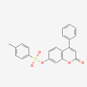 2-oxo-4-phenyl-2H-chromen-7-yl 4-methylbenzenesulfonate