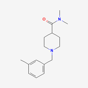 molecular formula C16H24N2O B5085946 N,N-dimethyl-1-(3-methylbenzyl)-4-piperidinecarboxamide 