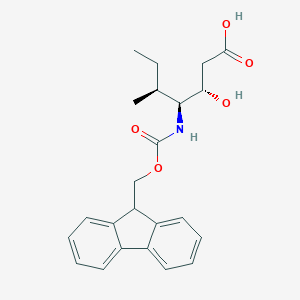 B050860 (3S,4S,5S)-4-((((9H-Fluoren-9-yl)methoxy)carbonyl)amino)-3-hydroxy-5-methylheptanoic acid CAS No. 215190-17-3