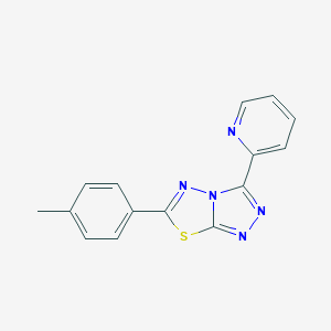 6-(4-Methylphenyl)-3-(2-pyridinyl)[1,2,4]triazolo[3,4-b][1,3,4]thiadiazole