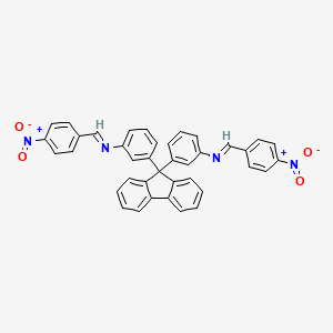 (4-nitrobenzylidene)[3-(9-{3-[(4-nitrobenzylidene)amino]phenyl}-9H-fluoren-9-yl)phenyl]amine