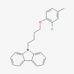 molecular formula C23H22ClNO B5086042 9-[4-(2-chloro-4-methylphenoxy)butyl]-9H-carbazole 
