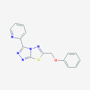 6-(Phenoxymethyl)-3-(pyridin-2-yl)[1,2,4]triazolo[3,4-b][1,3,4]thiadiazole