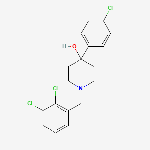 molecular formula C18H18Cl3NO B5086089 4-(4-chlorophenyl)-1-(2,3-dichlorobenzyl)-4-piperidinol 