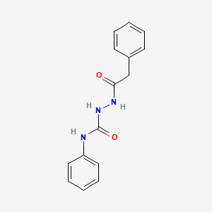 molecular formula C15H15N3O2 B5086101 N-phenyl-2-(phenylacetyl)hydrazinecarboxamide CAS No. 18233-65-3