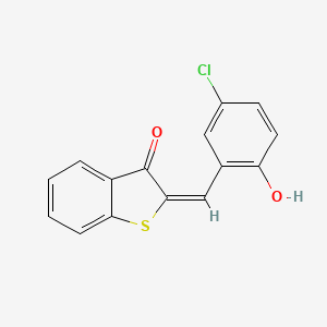 molecular formula C15H9ClO2S B5086147 2-(5-chloro-2-hydroxybenzylidene)-1-benzothiophen-3(2H)-one 