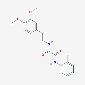 N-[2-(3,4-dimethoxyphenyl)ethyl]-N'-(2-methylphenyl)ethanediamide