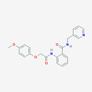 2-{[(4-methoxyphenoxy)acetyl]amino}-N-(3-pyridinylmethyl)benzamide