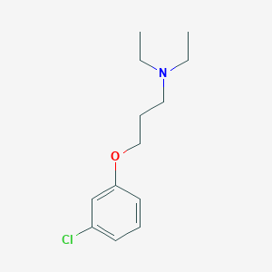 molecular formula C13H20ClNO B5086314 3-(3-chlorophenoxy)-N,N-diethyl-1-propanamine 