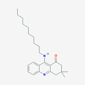molecular formula C25H36N2O B5086350 9-(decylamino)-3,3-dimethyl-3,4-dihydro-1(2H)-acridinone 