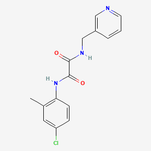 N-(4-chloro-2-methylphenyl)-N'-(3-pyridinylmethyl)ethanediamide