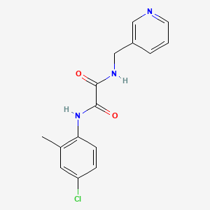 molecular formula C15H14ClN3O2 B5086480 N-(4-chloro-2-methylphenyl)-N'-(3-pyridinylmethyl)ethanediamide 