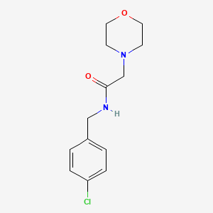 N-(4-chlorobenzyl)-2-(4-morpholinyl)acetamide