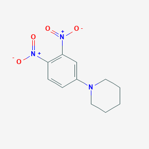 molecular formula C11H13N3O4 B5086519 1-(3,4-dinitrophenyl)piperidine 