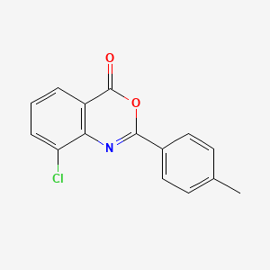 molecular formula C15H10ClNO2 B5086633 8-chloro-2-(4-methylphenyl)-4H-3,1-benzoxazin-4-one 