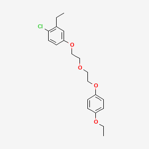 1-chloro-4-{2-[2-(4-ethoxyphenoxy)ethoxy]ethoxy}-2-ethylbenzene