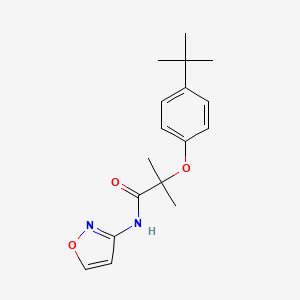 2-(4-tert-butylphenoxy)-N-3-isoxazolyl-2-methylpropanamide