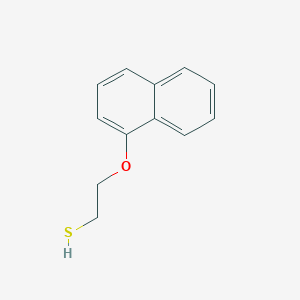 molecular formula C12H12OS B5086738 2-(1-naphthyloxy)ethanethiol 