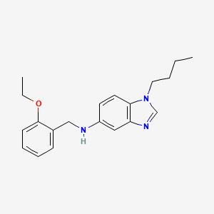 molecular formula C20H25N3O B5086815 1-butyl-N-(2-ethoxybenzyl)-1H-benzimidazol-5-amine 