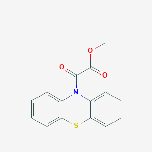 molecular formula C16H13NO3S B5086857 ethyl oxo(10H-phenothiazin-10-yl)acetate 