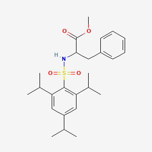 molecular formula C25H35NO4S B5086914 methyl N-[(2,4,6-triisopropylphenyl)sulfonyl]-L-phenylalaninate 