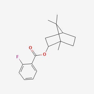 1,7,7-trimethylbicyclo[2.2.1]hept-2-yl 2-fluorobenzoate