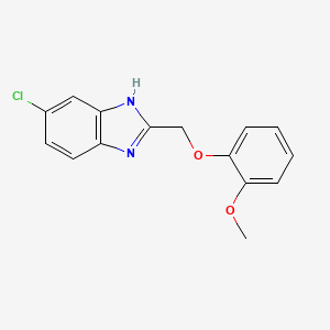5-chloro-2-[(2-methoxyphenoxy)methyl]-1H-benzimidazole