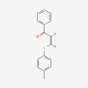 3-[(4-methylphenyl)thio]-1-phenyl-2-propen-1-one